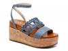 Callri Wedge Sandal Light Blue view