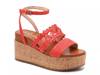Callri Wedge Sandal Coral view