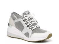 Liv Trainer Wedge Sneaker Off White view