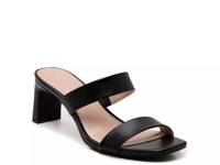 Carbren Sandal Black/Covered Heel view