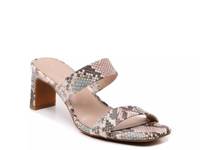 Carbren Sandal Multicolor Snake Print/Covered Heel view