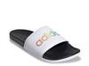 Adilette Comfort Pride Slide Sandal White/Multicolor Rainbow view