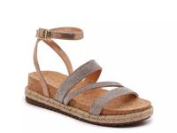 Briellan Wedge Sandal Rose Gold/Silver Metallic view