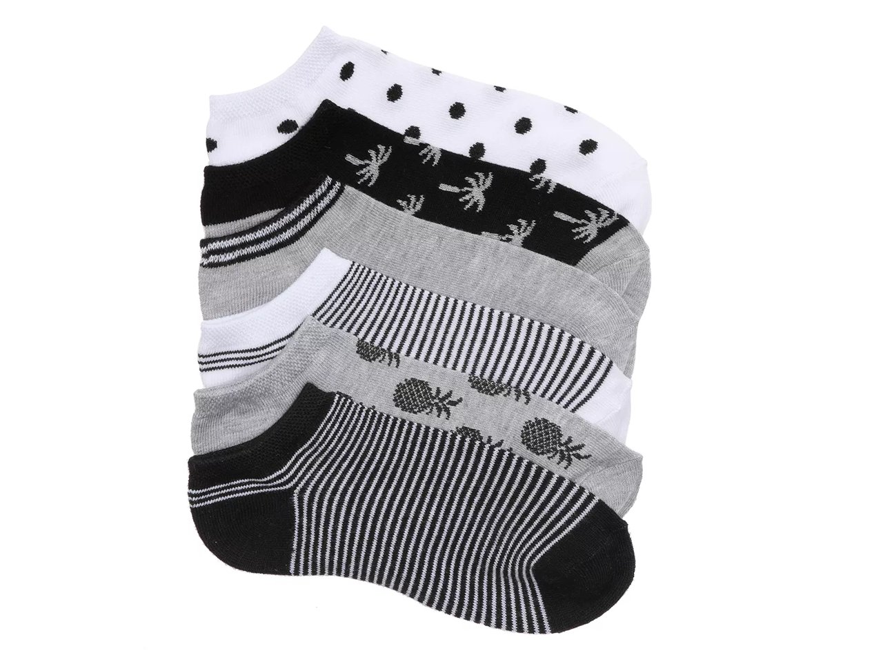 Tropical Women's No-Show Socks - 6 Pack