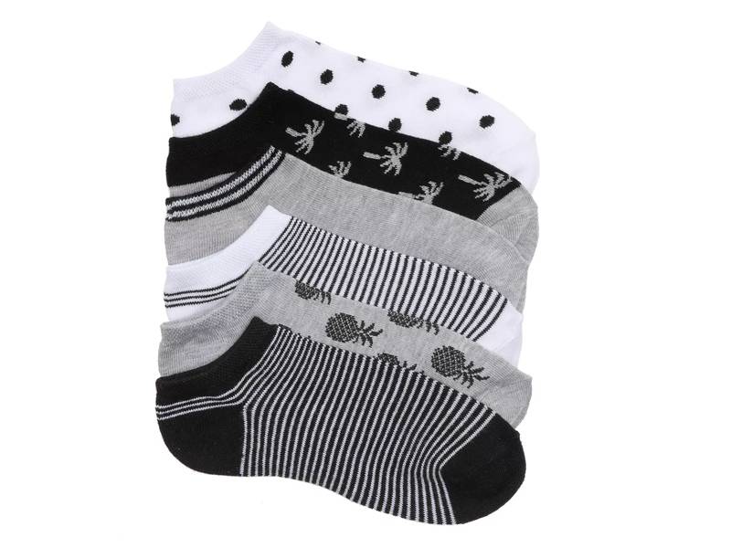 Tropical Women's No-Show Socks - 6 Pack