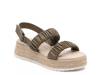 Mizza Espadrille Wedge Sandal Olive Green view