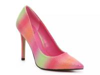 Danyah Pump Multicolor Snake Print Faux Leather view