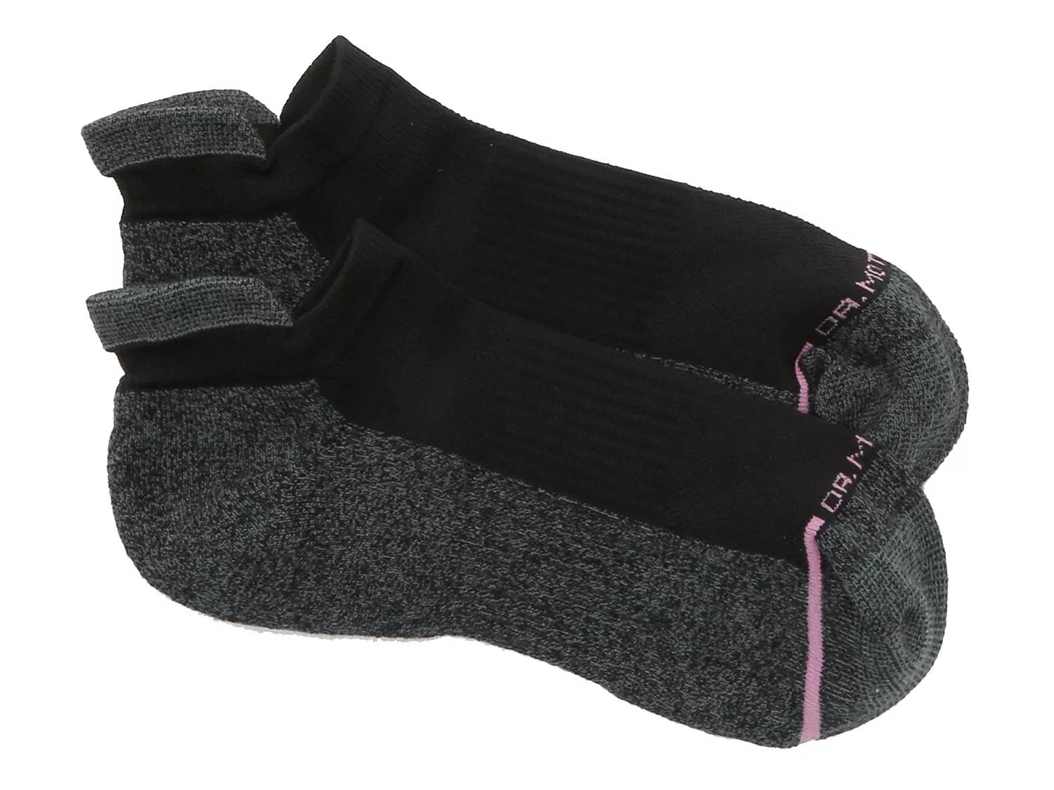 Solid Women's No Show Compression Socks - 2 Pack