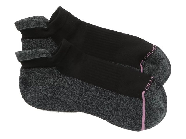 Solid Women's No Show Compression Socks - 2 Pack