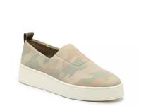 Evania Slip-On Platform Sneaker - Women's Light Green/Beige Camouflage view