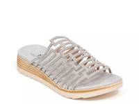 Sizzle Wedge Sandal Grey/ Silver Metallic view