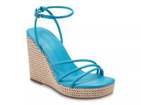 Zeki Espadrille Wedge Sandal Turquoise view