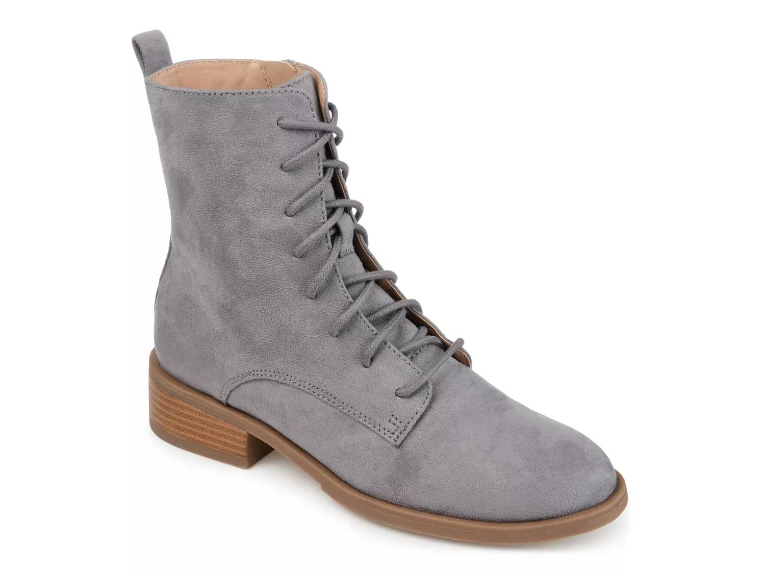 grey dress boots for women Sole Bliss Women's Boots - Rider: Gray Suede US 7 main image 0