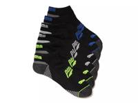 Training Men's No Show Socks - 6 Pack Black/Grey/Multicolor view