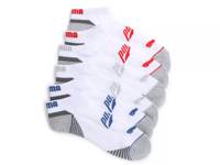 Training Men's No Show Socks - 6 Pack White view