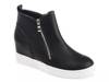 Pennelope High-Top Wedge Sneaker Black view