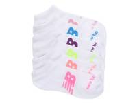 Lightweight Essentials Women's No Show Socks - 6 Pack White view