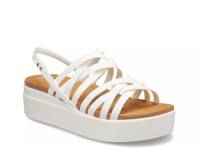 Brooklyn Strappy Low Wedge Sandal - Women's White view