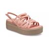 Brooklyn Strappy Low Wedge Sandal - Women's Light Pink view