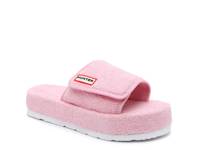 Terry Towelling Platform Slide Sandal - Women's Light Pink view