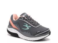 Mighty Walk Walking Shoe - Women's Grey/Peach/Teal view