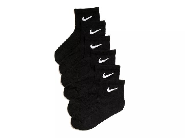 Cushioned Kids' Ankle Socks - 6 Pack