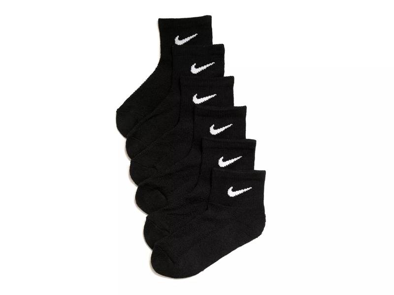 Cushioned Kids' Ankle Socks - 6 Pack