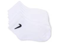 Cushioned Kids' Ankle Socks - 6 Pack White view
