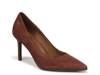 Anna Pump Cappuccino Brown Suede view