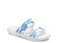 Classic Slide Sandal Light Blue/White view