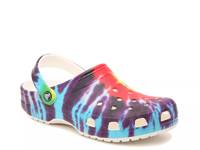 Classic Clog - Men's Multicolor Rainbow Tie Dye view