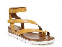 Daven Wedge Sandal Mustard Yellow view