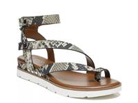 Daven Wedge Sandal Black/Stone Snake Print view