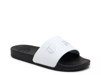 Tupac Slide Sandal - Men's White/Black view