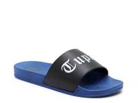 Tupac Slide Sandal - Men's Black/Blue view