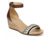 Areda Wedge Sandal Brown/Black/White Abstract Print Synthetic view
