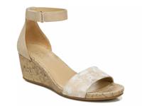 Areda Wedge Sandal Beige/White Synthetic view