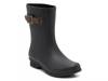 Downtown Mid Rain Boot Black view