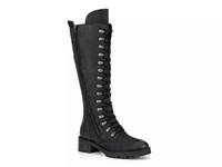 Henrietta Combat Boot Navy view