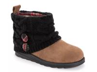 Patti Bootie Brown/Black/Red view
