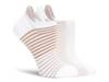 Stripe No Show Socks - 3 Pack White/Beige/Brown view