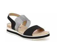 Zing Platform Sandal Black view