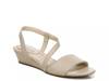 Yasmine Wedge Sandal Taupe view