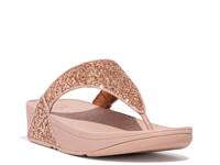Lulu Wedge Sandal Rose Gold view