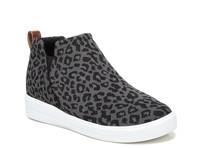 Vera Wedge Sneaker Black/Charcoal Leopard Print view