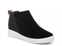 Vera Wedge Sneaker Black view