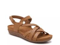 Jaina Wedge Sandal Cognac view