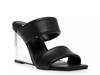 Isa Wedge Sandal Black view