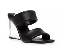 Isa Wedge Sandal Black view