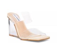 Isa Wedge Sandal Clear view